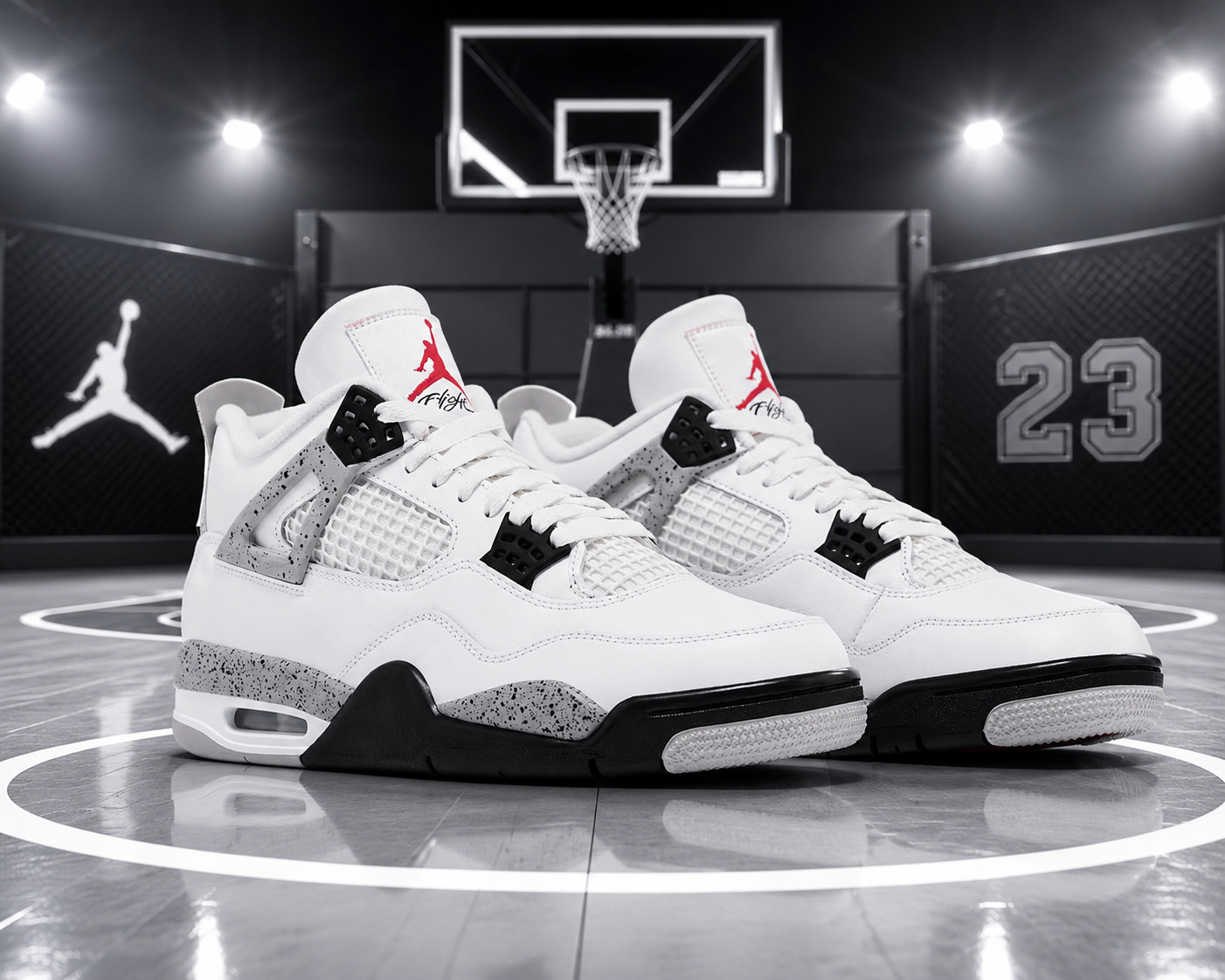 Jordan 4 Retro White Cement (2025) FV5029-100 Size US 5.5-11 (Women's)