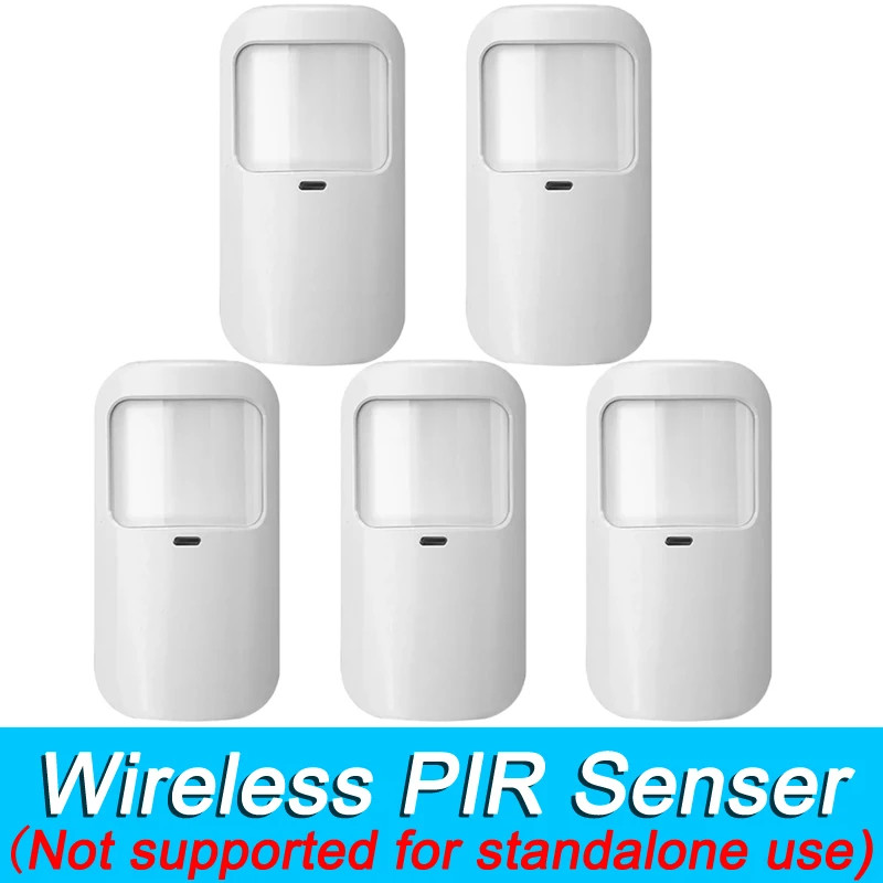 433MHz Wireless PIR Motion Sensor Detector for Home Security Alarm System White