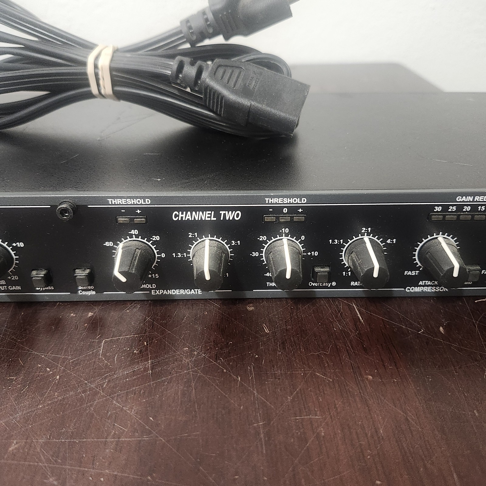 DBX 266XL Compressor Limiter Gate Dual Channel 2 Pro Audio Rack Mount