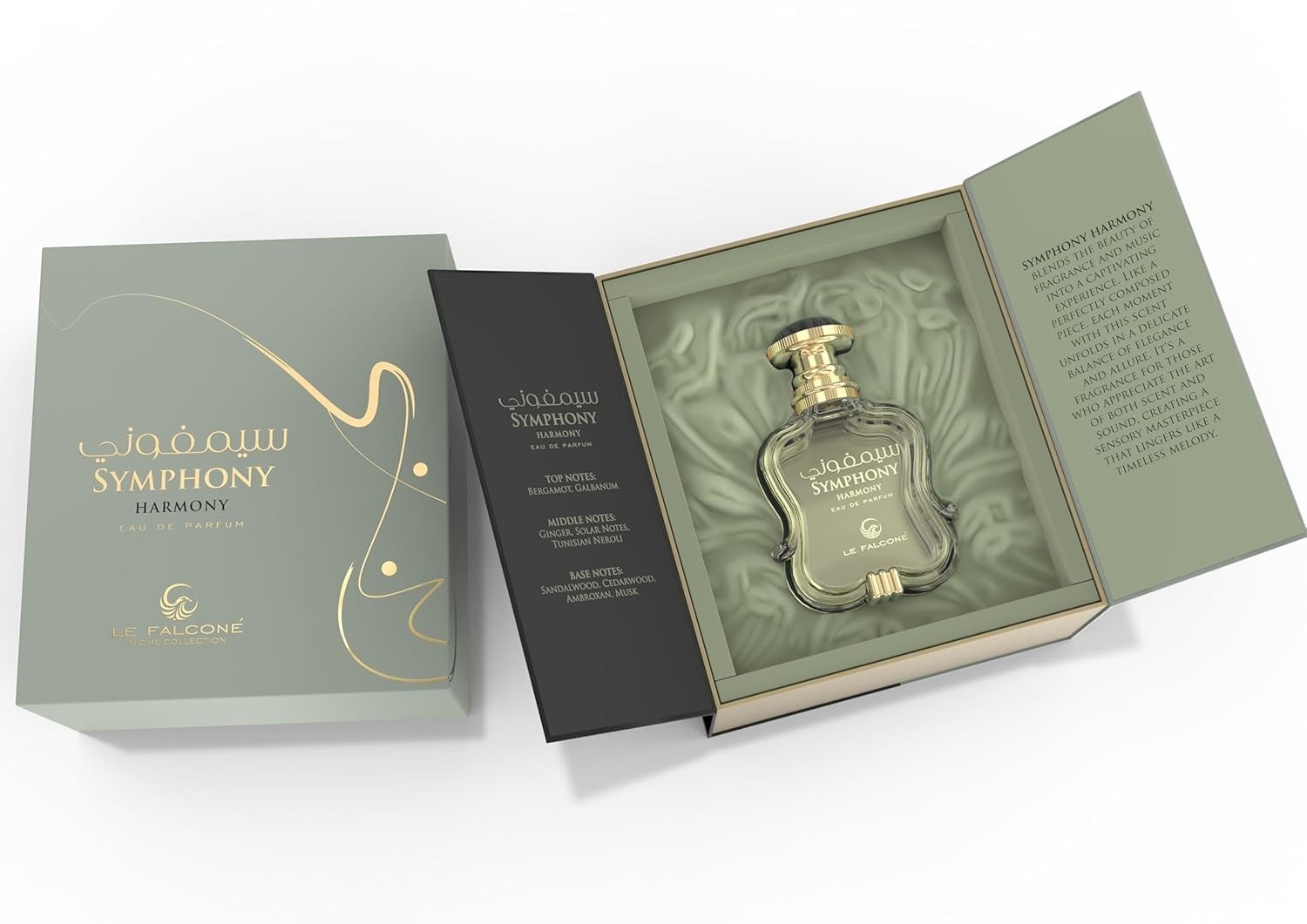 Symphony Harmony Unisex by Le Falcone Eau De Parfum 3.4 OZ / 100 ML NEW SEALED