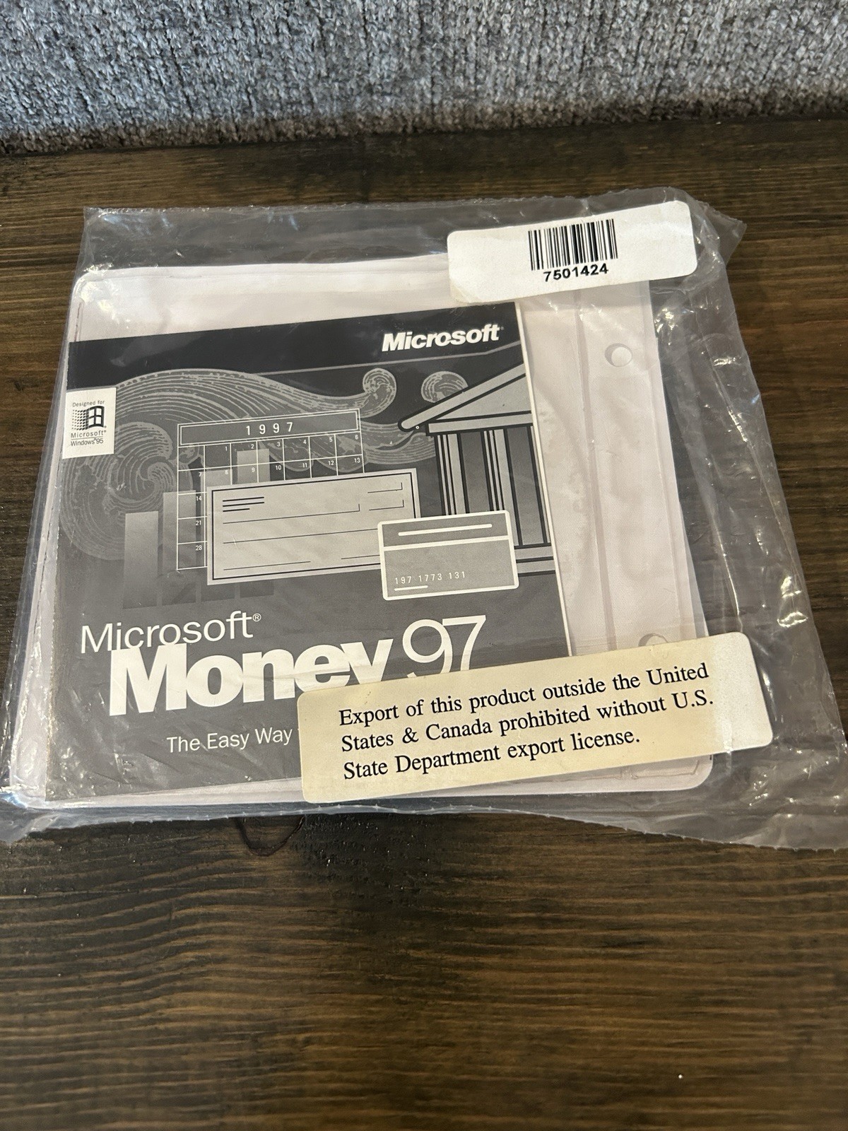 Microsoft Money 97 Vintage PC Software with Product ID NEW, Sealed