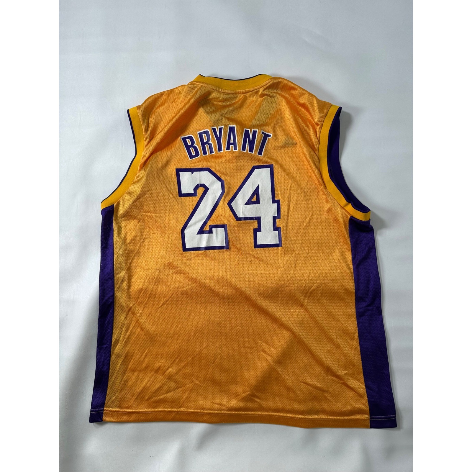 Adidas Kobe Bryant Los Angeles Lakers Jersey XL Orange Purple Basketball NBA
