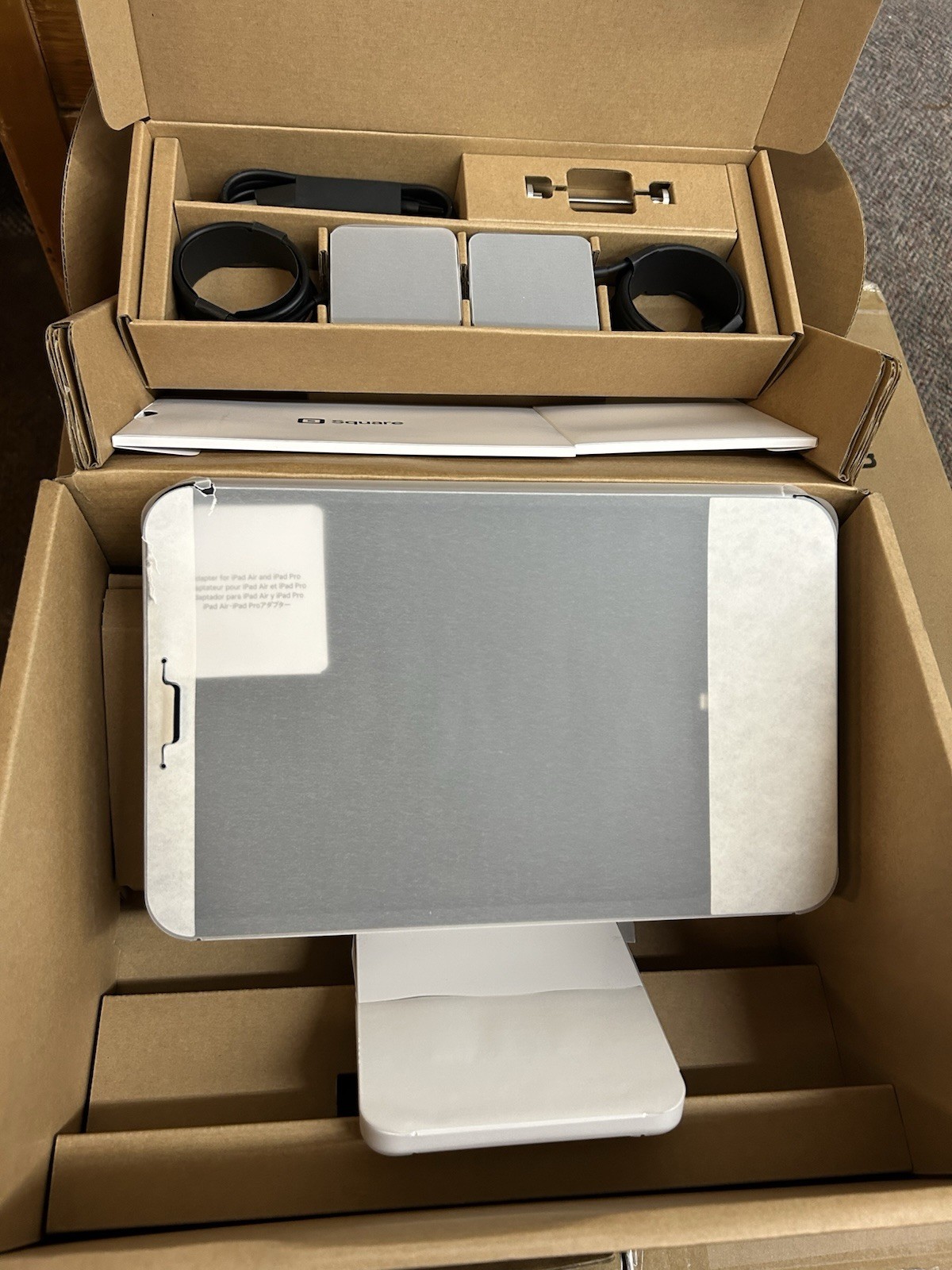 Square POS Stand For iPad Air And iPad Pro, NIB