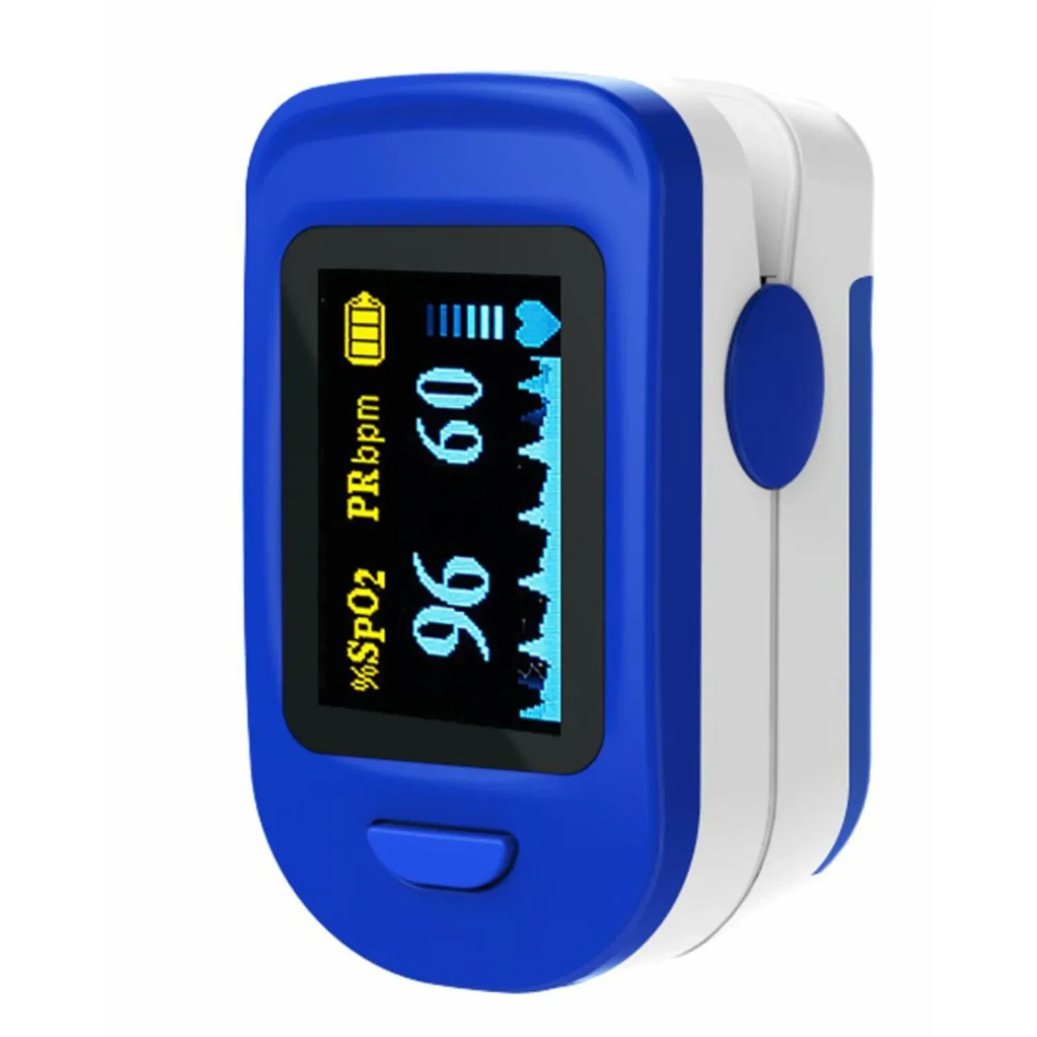 Zewa 21601 (FS20C) Portable Finger Pulse Oximeter, Blue/White 682891216014VL