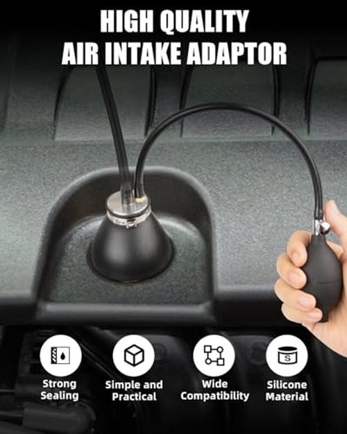 Universal Easy Intake Adapter for Smoke Machine Automotive, 1pcs bladder