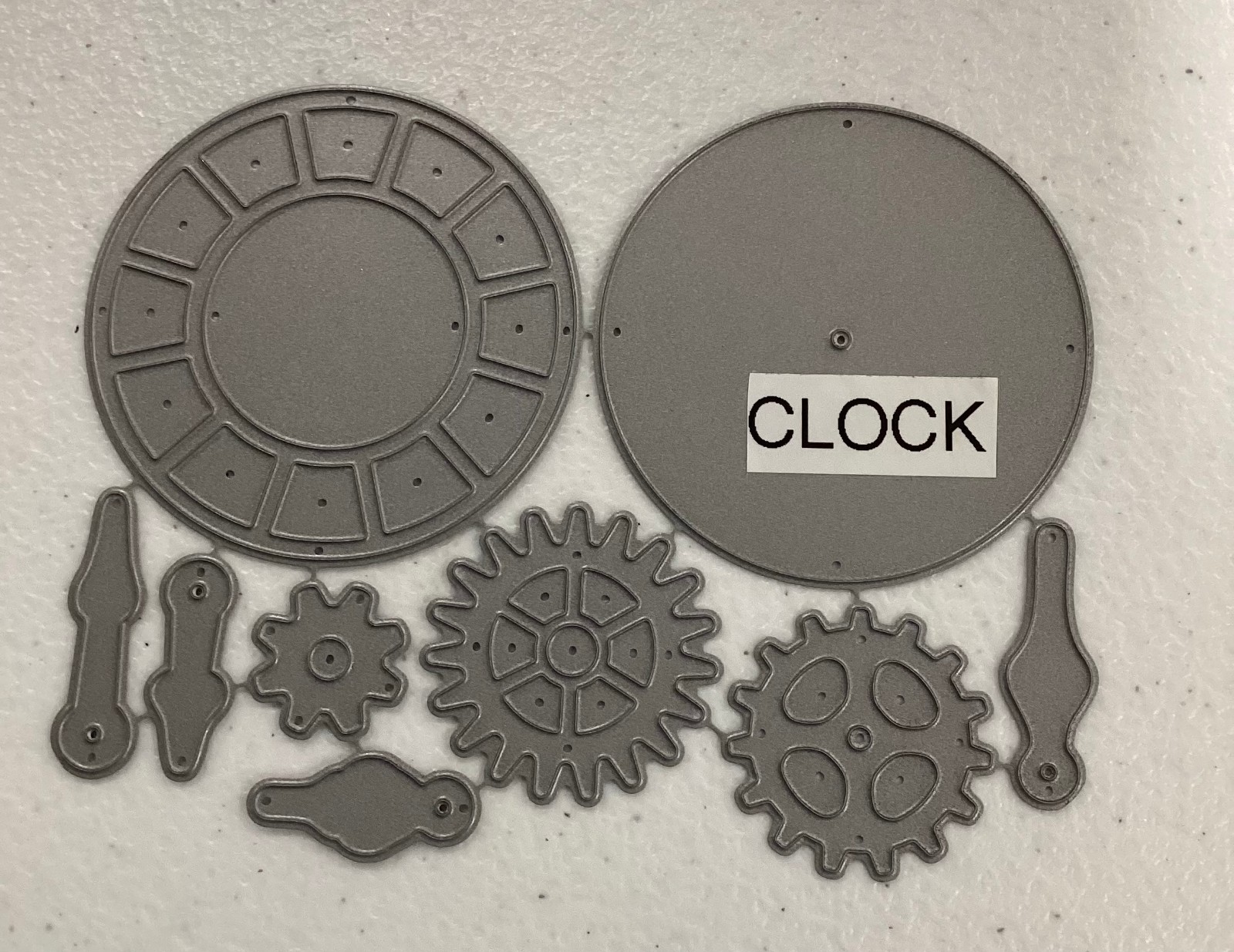 My Favorite Things Clock Die Set never used!