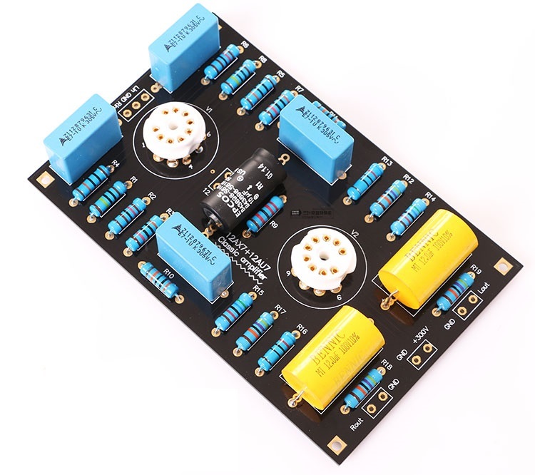 Classic Circuit Tube Preamplifier Preamp Board DIY Kits For 12AX7 21AU7 Tube
