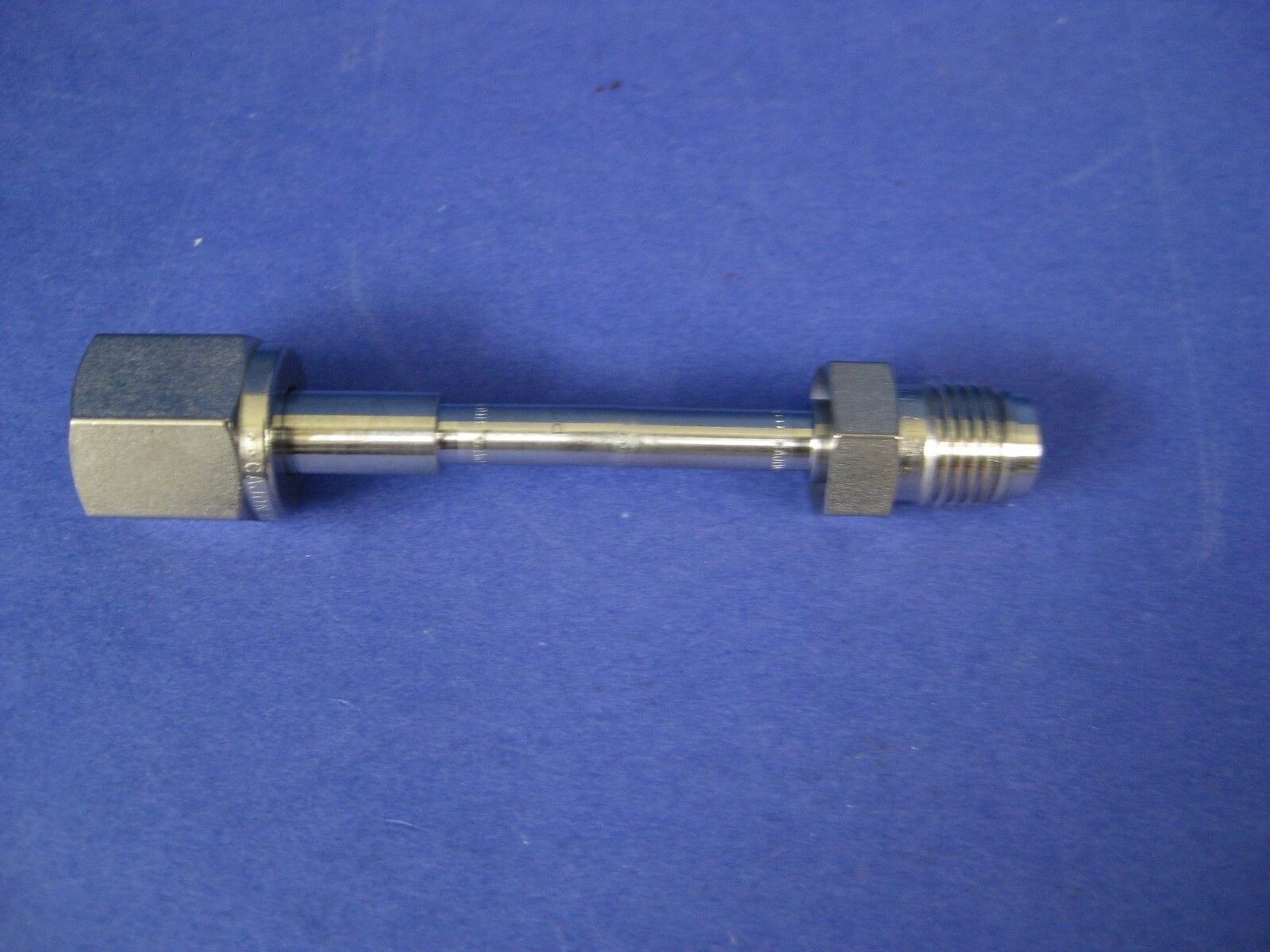 Swagelok Tube Assembly Connector, 3 1/2" Long, 1/4" MVCR x 1/4" FVCR