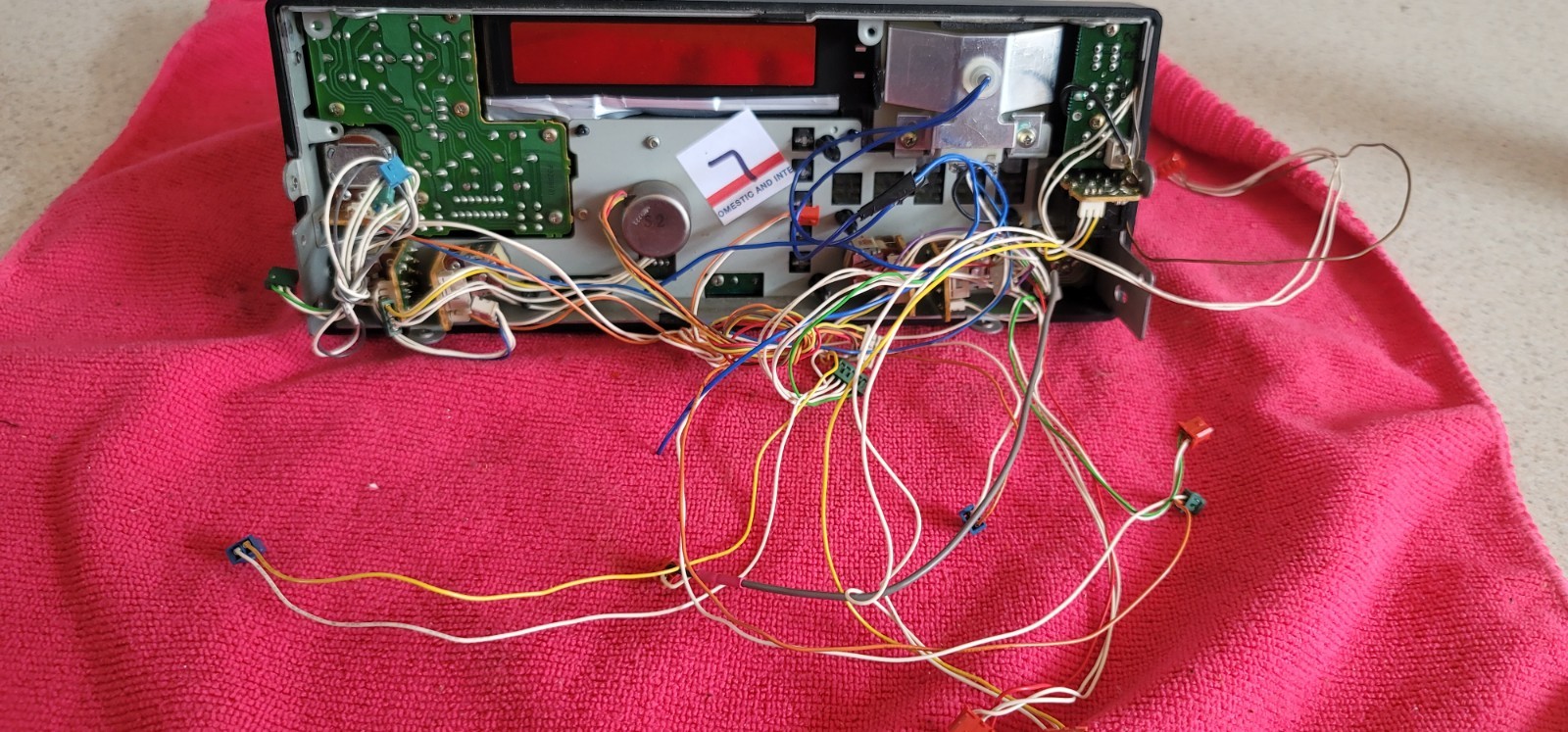 FRONT PANEL W/ CONTROLS FOR YAESU FT 890 HF TRANSCEIVER