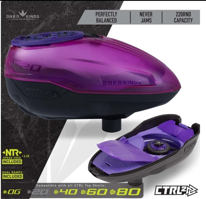 Bunkerkings CTRL2 Loader - Crystal Purple Black