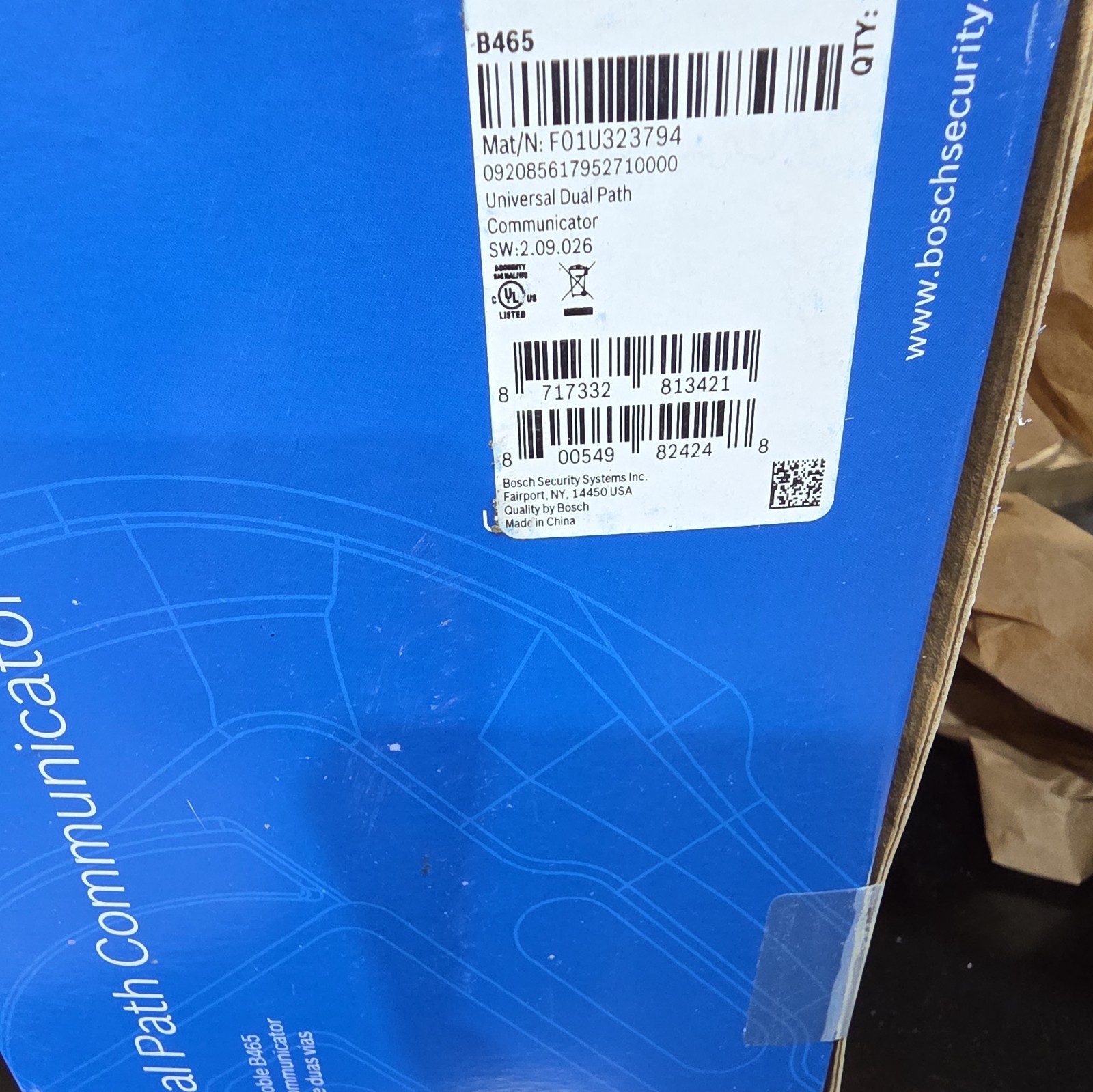 BOSCH B465 UNIVERSAL DUAL PATH COMMUNICATOR *NEW* Open Box