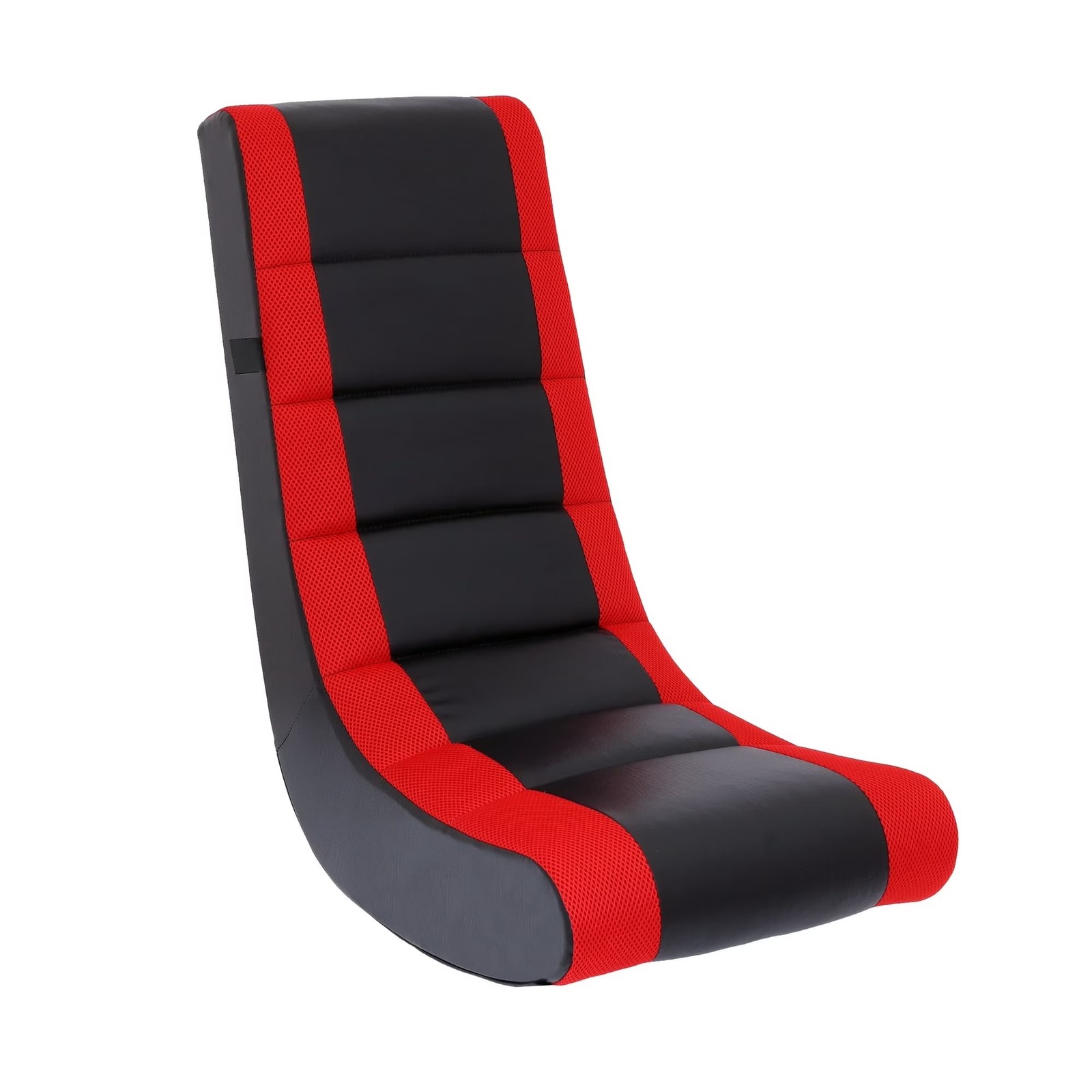 Classic Video Rocker Floor Gaming Chair, Kids and Teens, PU Faux Leather