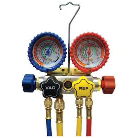Imperial 846-Cs Mechanical Manifold Gauge Set, 4-Valve