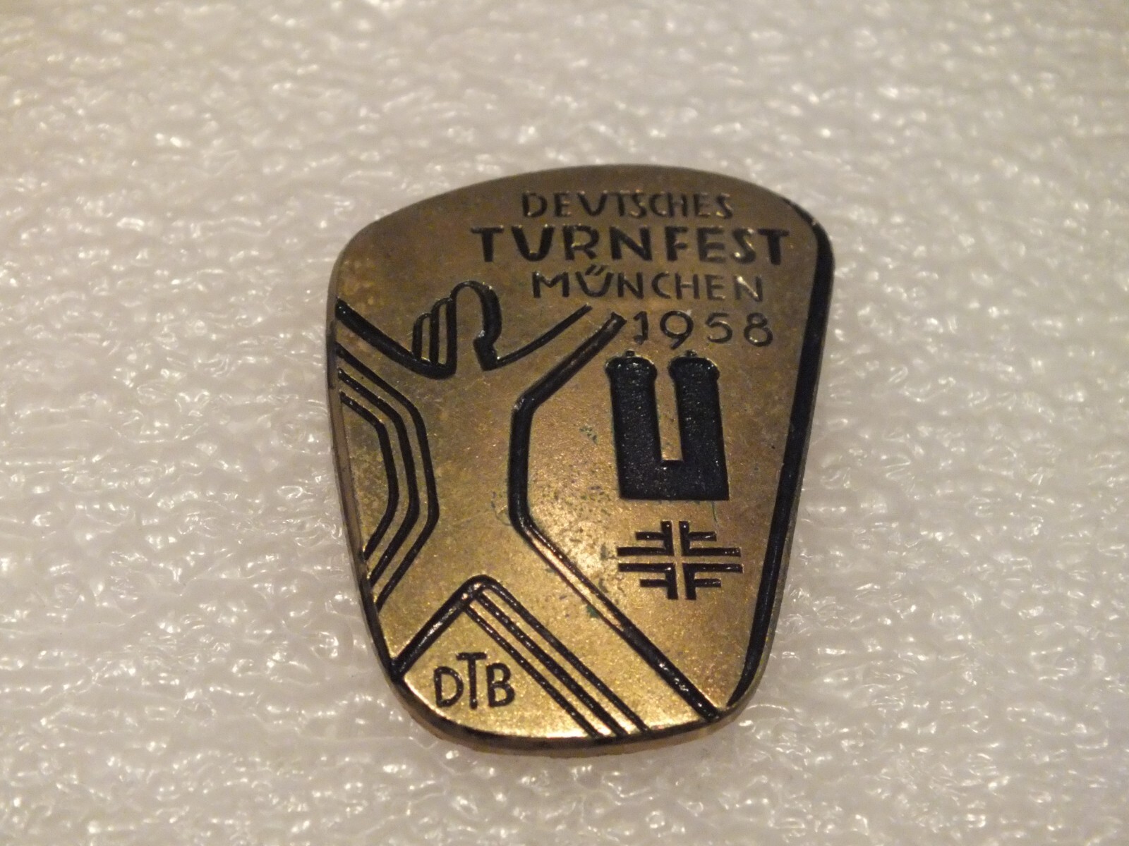 Old Brooch - DTB - German Gymnastics Festival - Munich - 1958