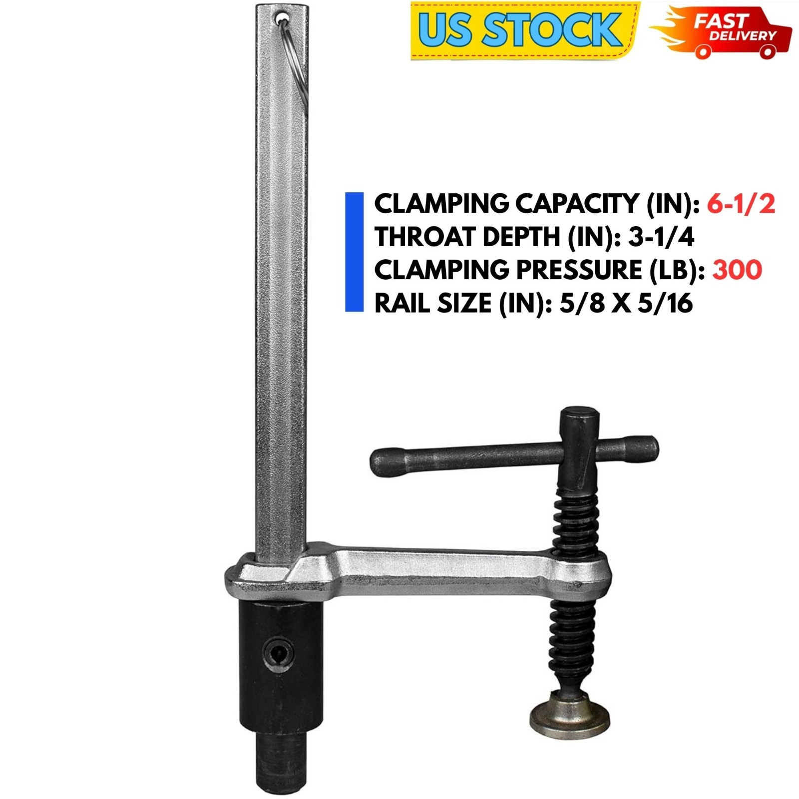 Workbench Surface Hold Down Clamp Plier for 5/8" Dog Hole Welding Fixture Table