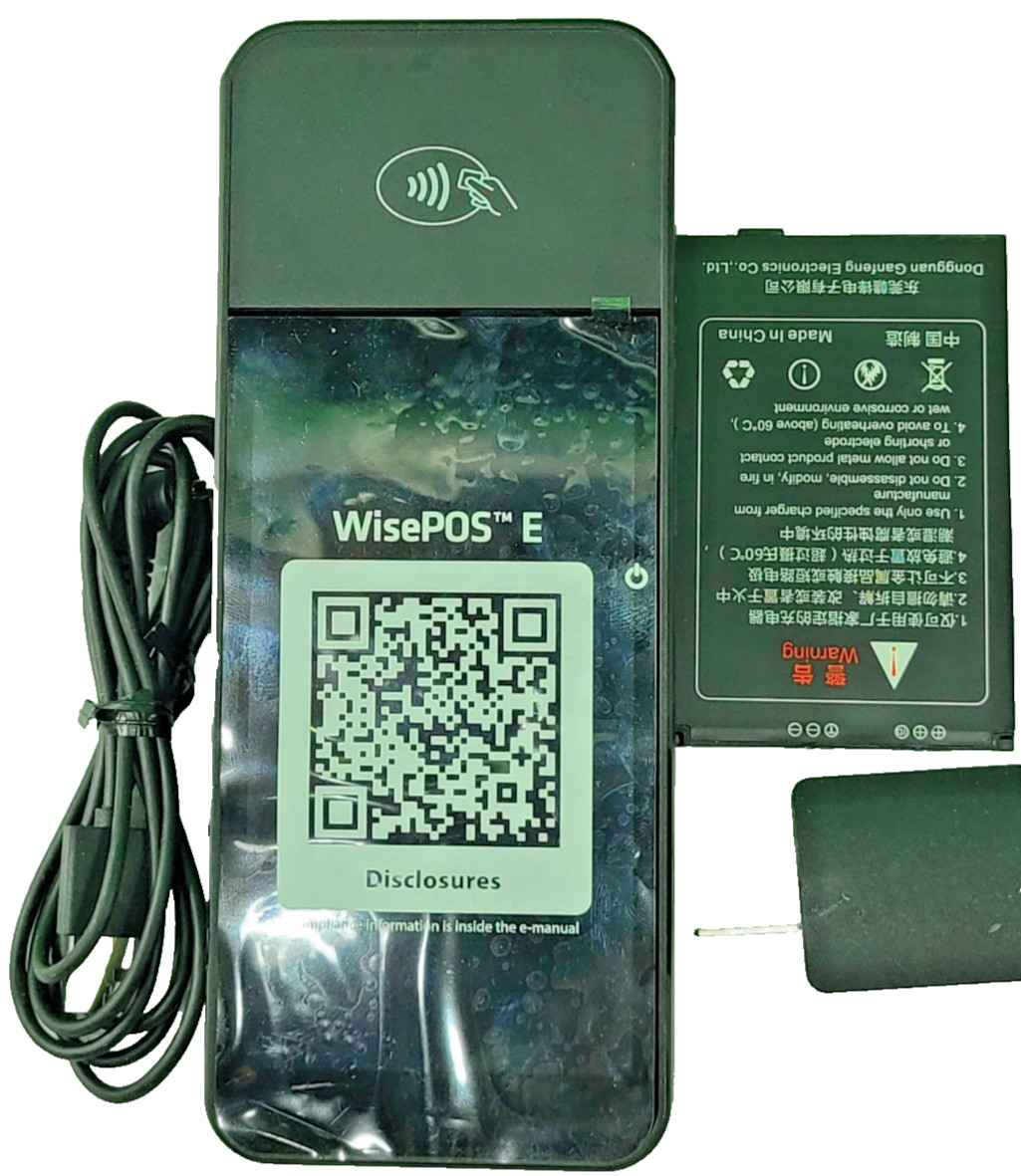 WisePOS E Card Reader - Model: WSC 51 - New with Battery