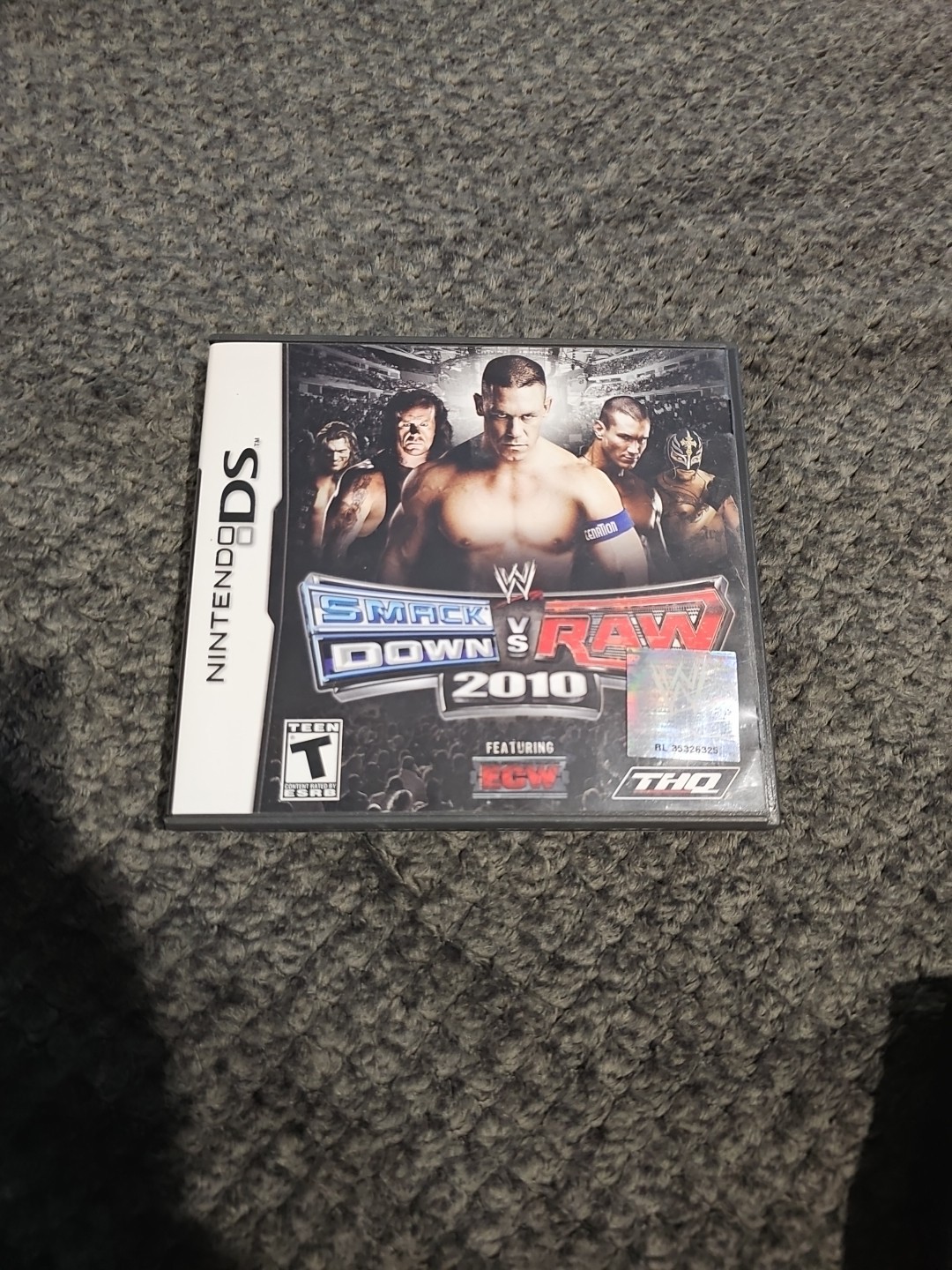 WWE SmackDown vs. Raw 2010 (Nintendo DS)  Case And Manual Only
