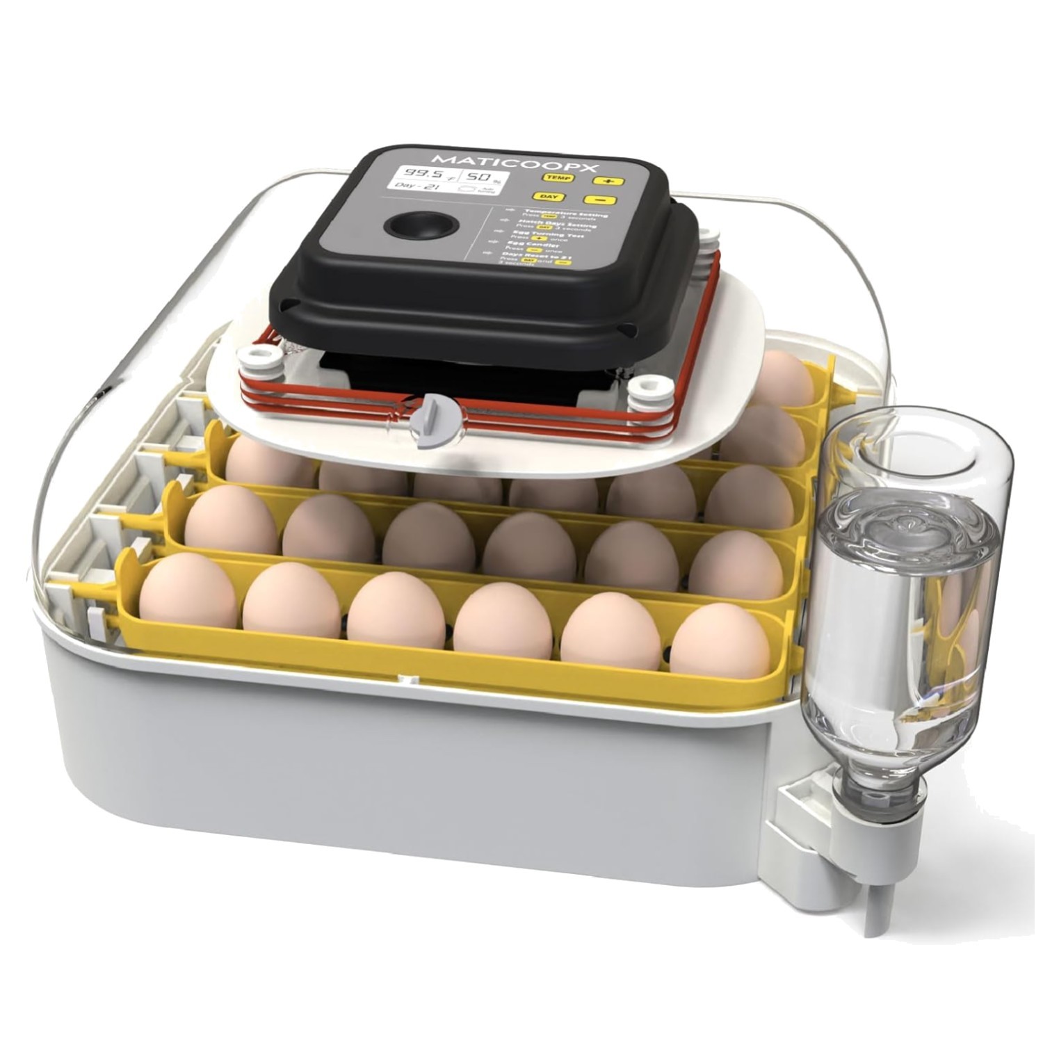 Digital Egg Incubator with External Water Refilling
