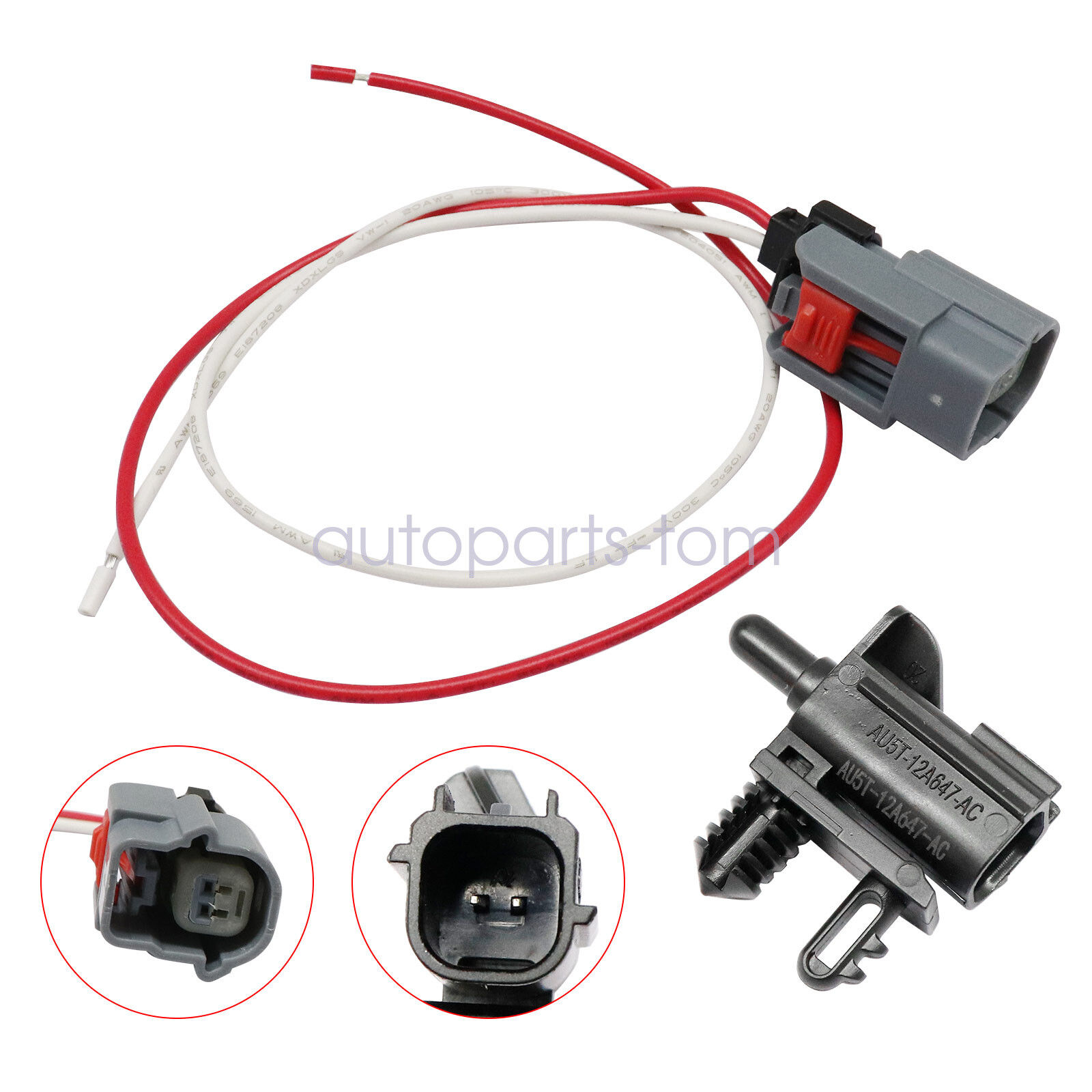 For Ford Explorer 2011-2020 Ambient Temp Air Temperature Sensor & Connector New