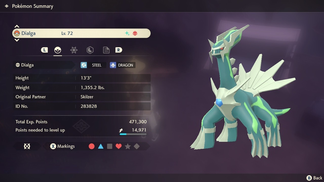 Pokémon Legends: Arceus Shiny Alpha Dialga ✨Pokemon ✨