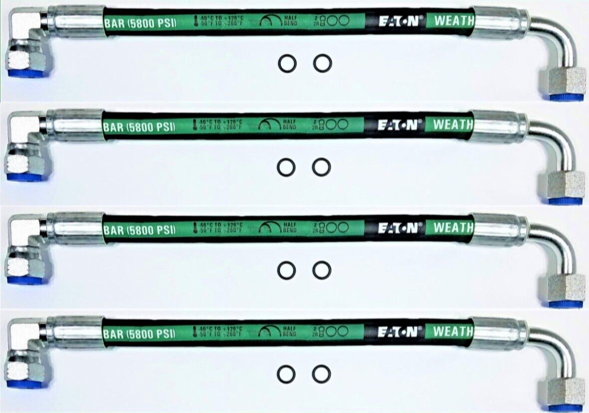 (4) AW29374 5800psi XTREME_DUTY- EATON Hydraulic Hose -  for John Deere AW29374