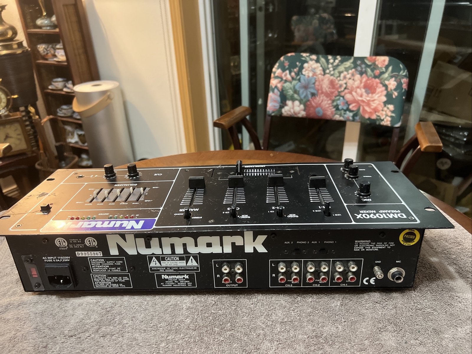 Numark DM1090X Preamp Mixer