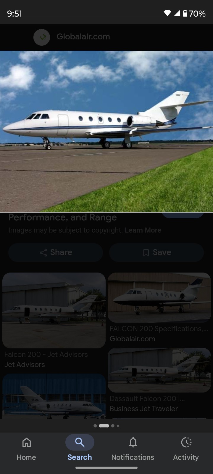 Dassault Jet Falcon 200 MAINTENANCE AND PARTS CATALOG ON MICROFICHE AIRCRAFT