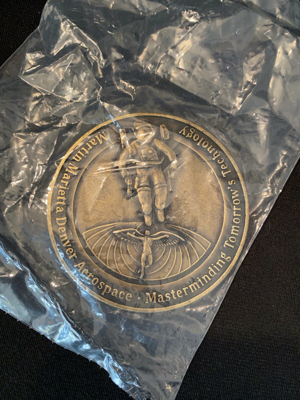 Vtg Martin Marietta Denver Aerospace Masterminding Tomorrows Technology Token