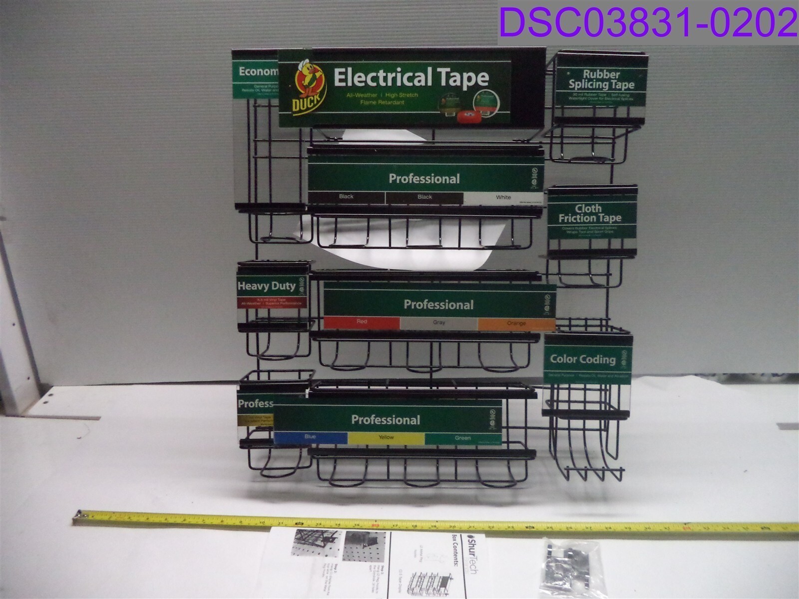 ShurTech Duct E-Tape HDW Display Rack 1-BB P/N 284094