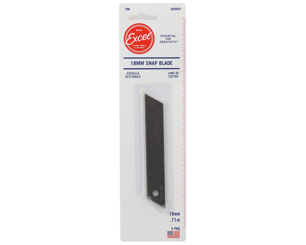 Excel 18mm 8-Point Snap Blades (5) (Replaces XAC-243) [EXL20007]