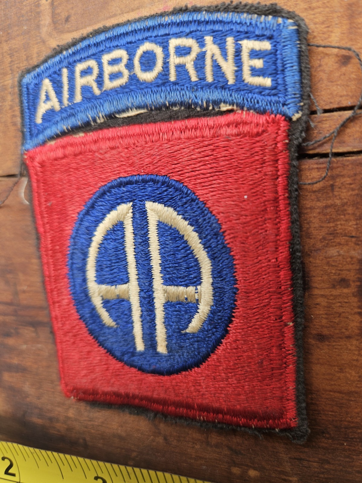 WWII 82nd Airborne Patch Orginal Antique