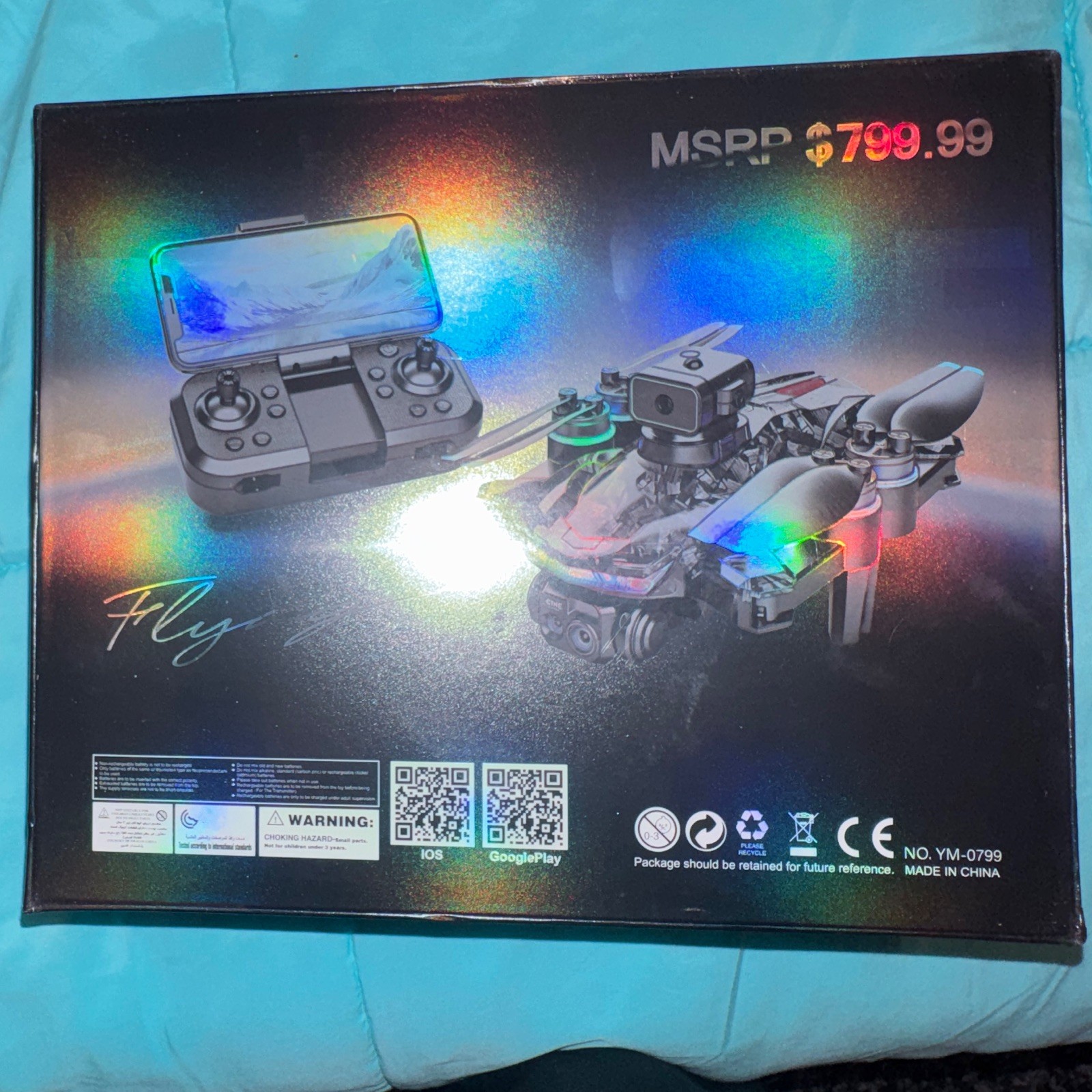 YOMI UAV MAX YM-0799 Quadcopter Drone w/ Camera, Obstacle Avoidance, RTR