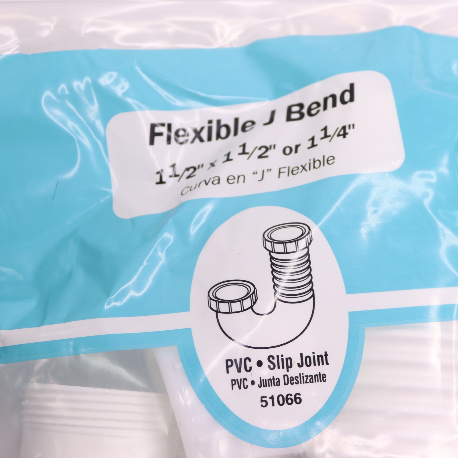 Danco J-Bend Trap White 1-1/2" Slip Joint 51066