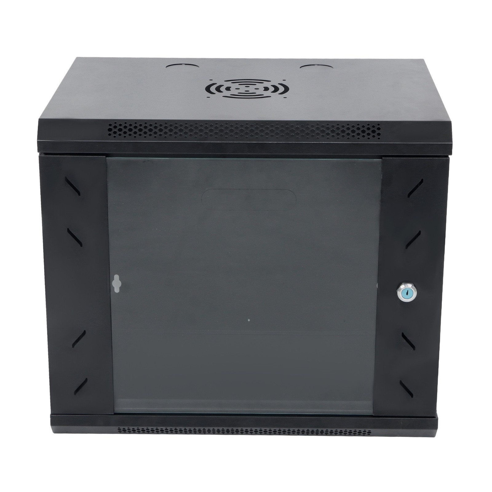 LABLT 9U Network Server Cabinet Rack Wall Mount Maximum Depth 15.5" With Locks