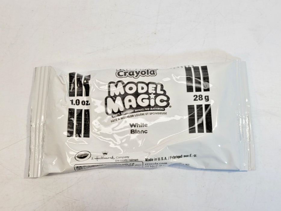 Crayola Model Magic White Modeling Clay 75 Pouches Bulk Box 1 oz Each