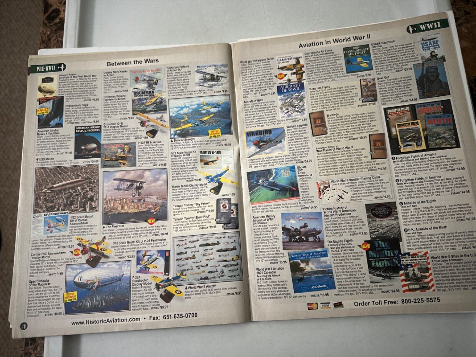 HISTORIC AVIATION Official CATALOG - Winter 2001!