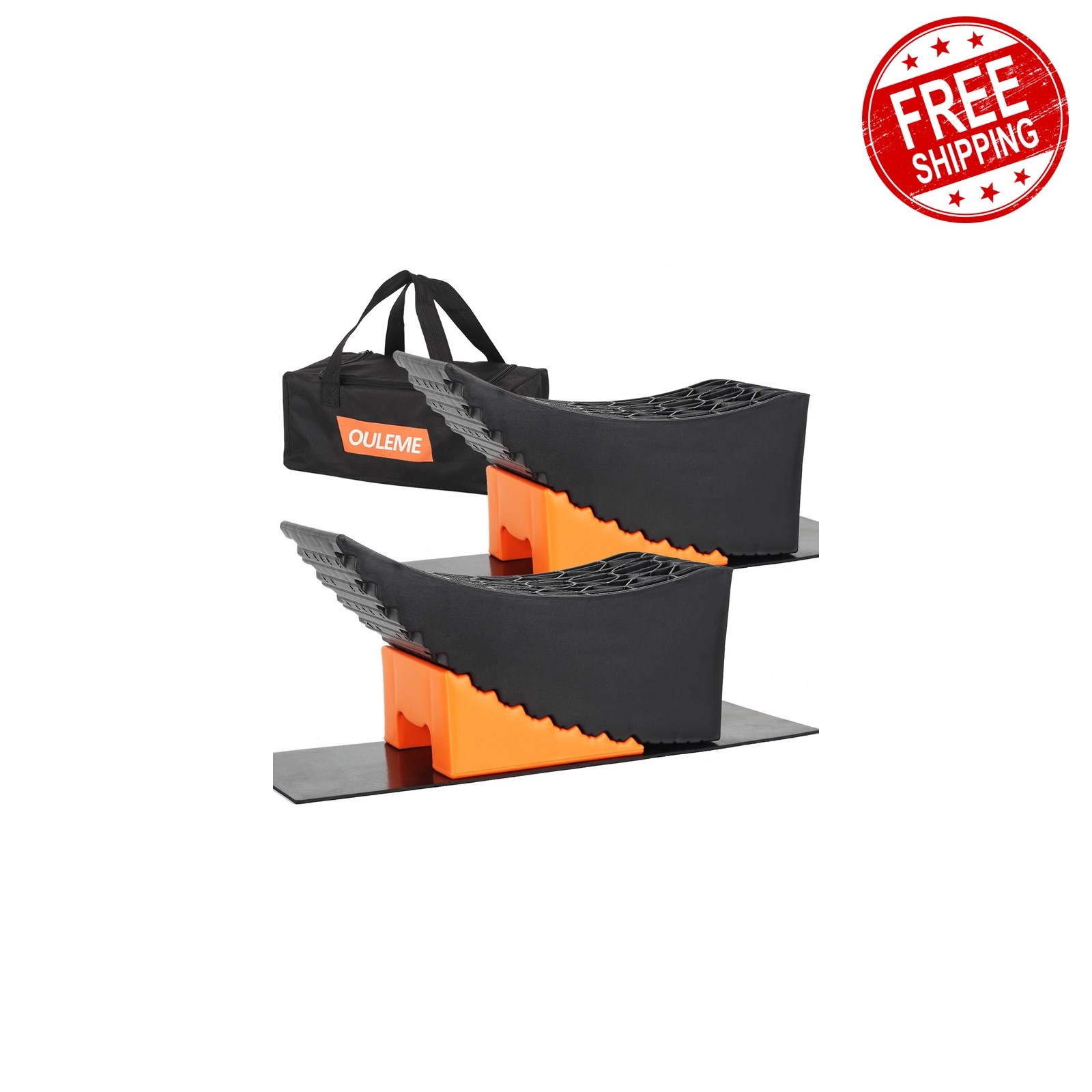 OULEME Orange RV Leveler XL 2 Pack