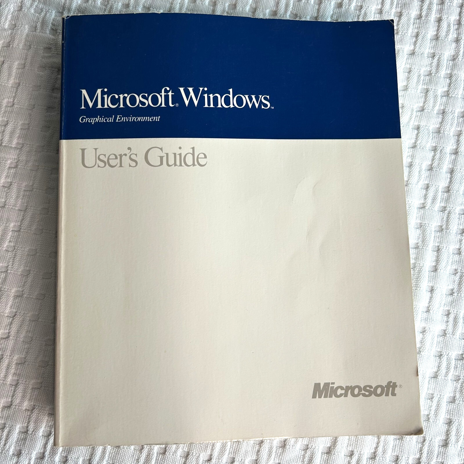 Microsoft Windows User's Guide Graphical Environment 1985 - 1990 v3.0 MS- DOS