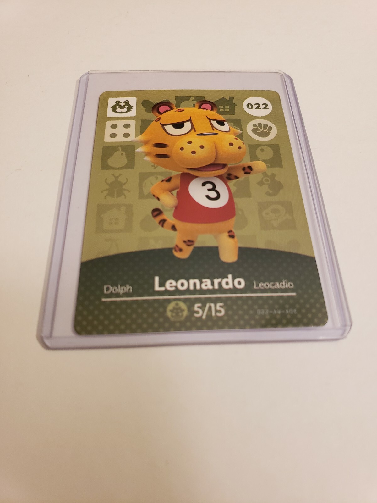 !SUPER SALE! Leonardo # 022 Animal Crossing Amiibo Card Series 1 AUTHENTIC MINT!