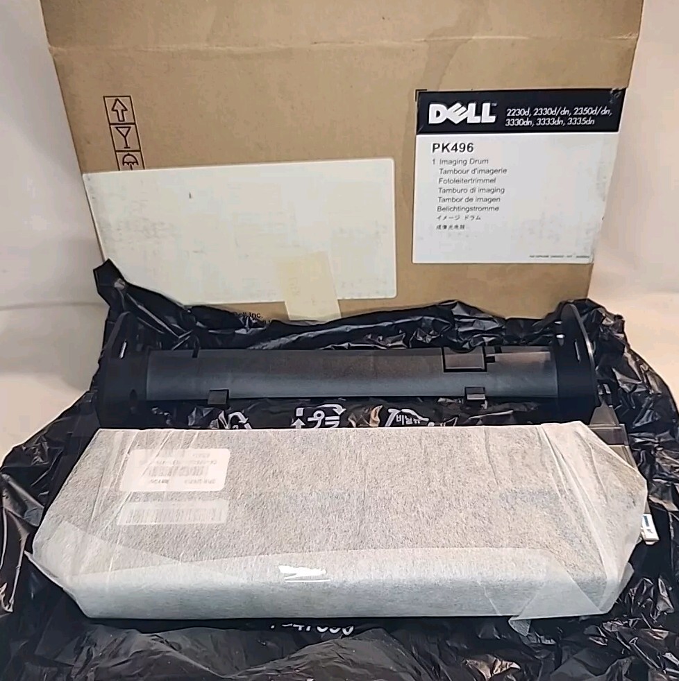 NEW GENUINE - DELL PK496 DRUM UNIT for 2230d 2330d 2350d - 30,000 PGS - OPEN BOX