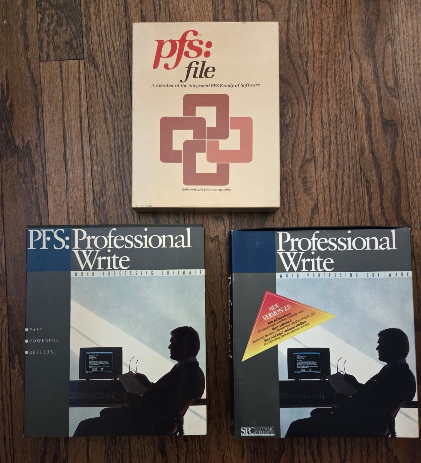Pfs software bundle, og professional write, write version 2.0 and pfs file