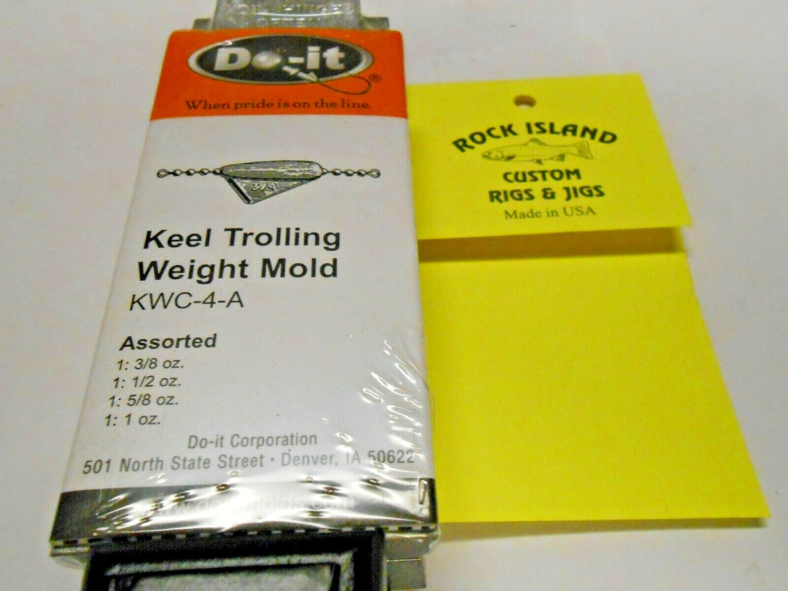 3128 Do-It Keel Trolling Weight Mold 3/8 to 1 oz