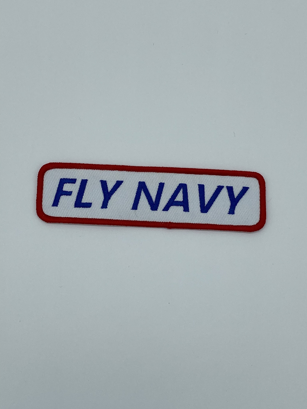 Fly Navy Patch – Plastic Backing, 5"