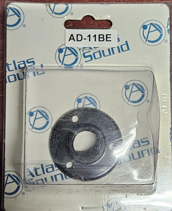 Atlas Sound AD-11BE Surface Mount Female Mic Flange