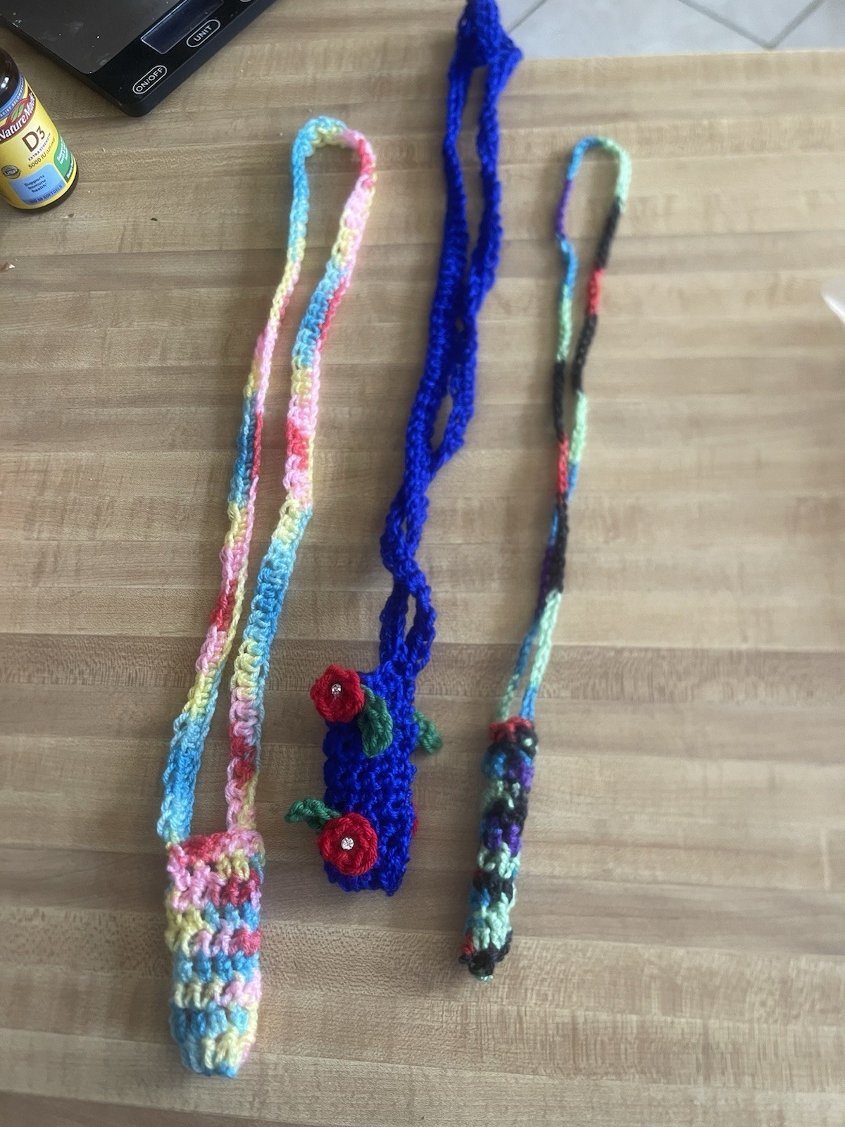 Crocheted Covers For Pens Or Lighters