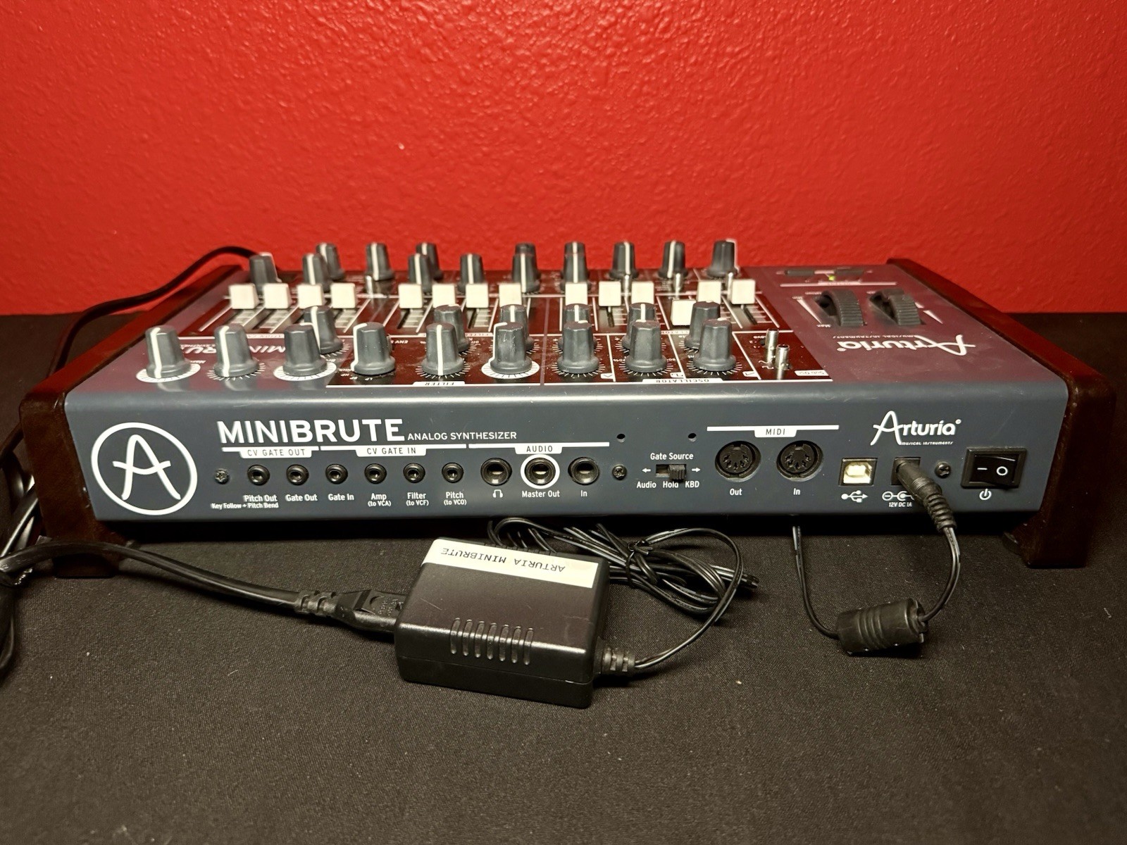 Arturia MiniBrute SkiniBrute Desktop Mod + Original Parts & Extras RARE Synth