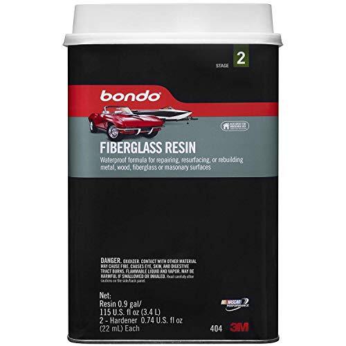 Bondo Fiberglass Resin, 00404, 0.9 Gallon Can
