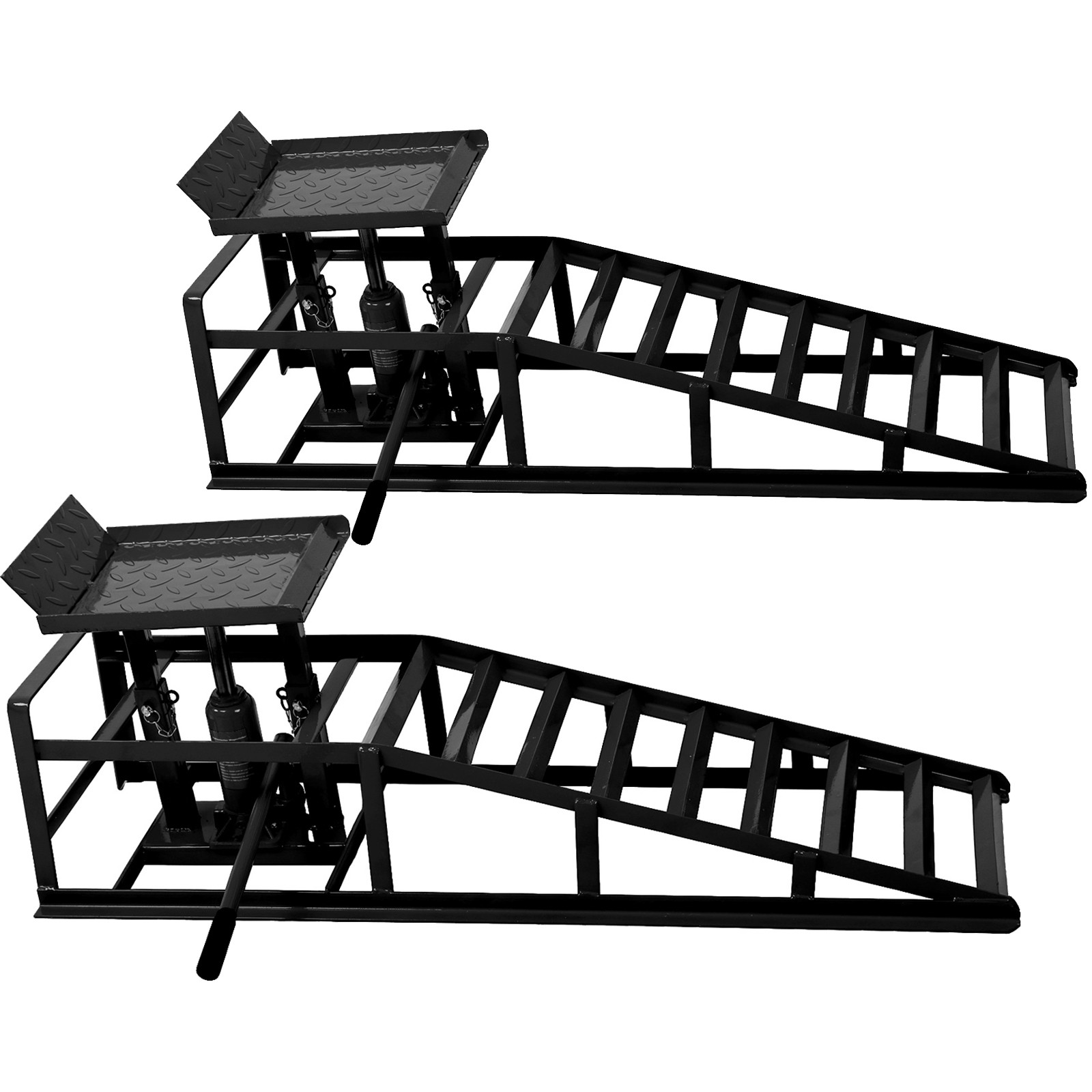 Auto Car Truck Service Ramps Lifts, Garage Car Lift Hydraulic Ramps Black 5 Ton,