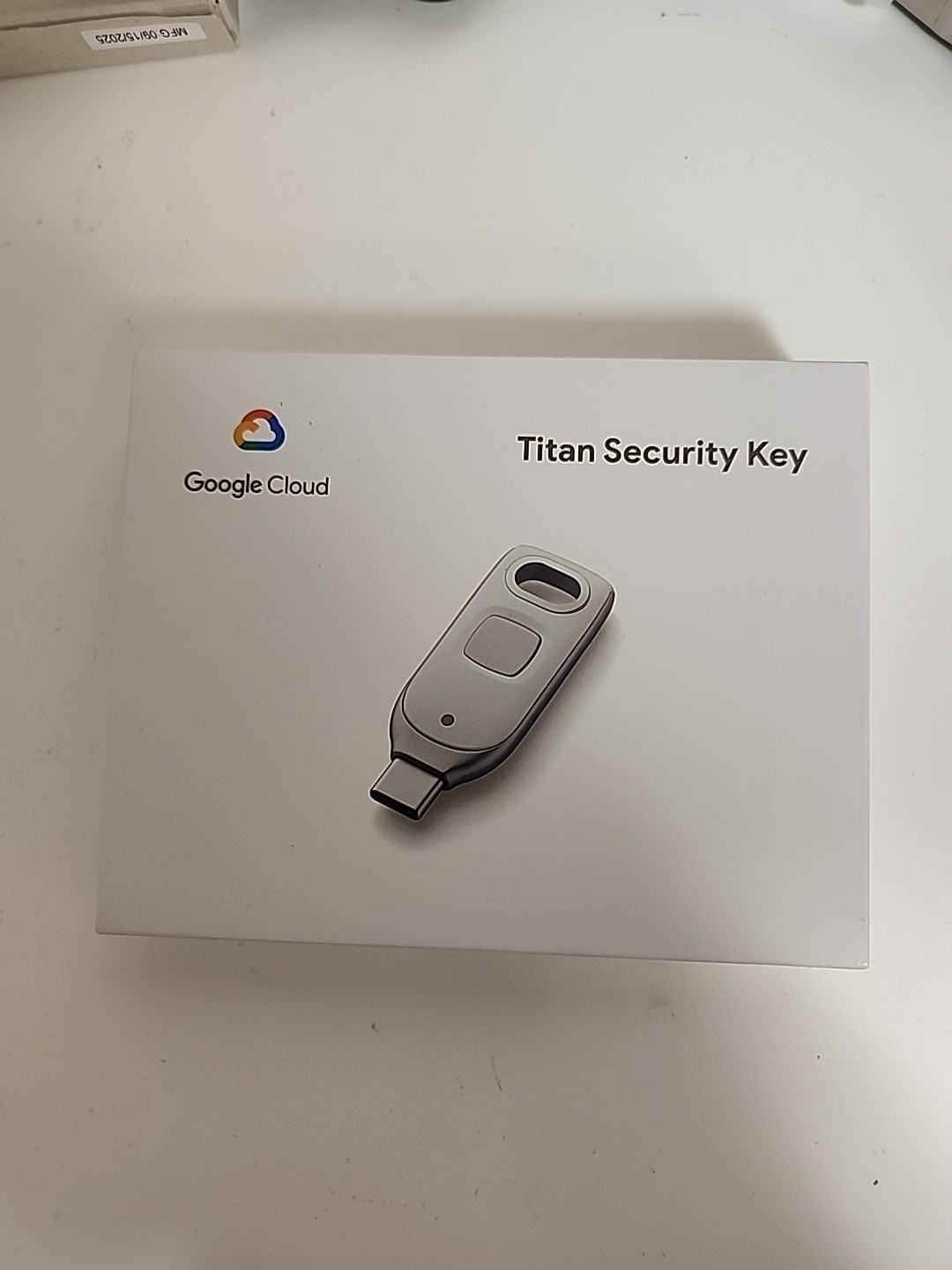 Google Titan Security Key USB-C / NFC Model Number  K52T