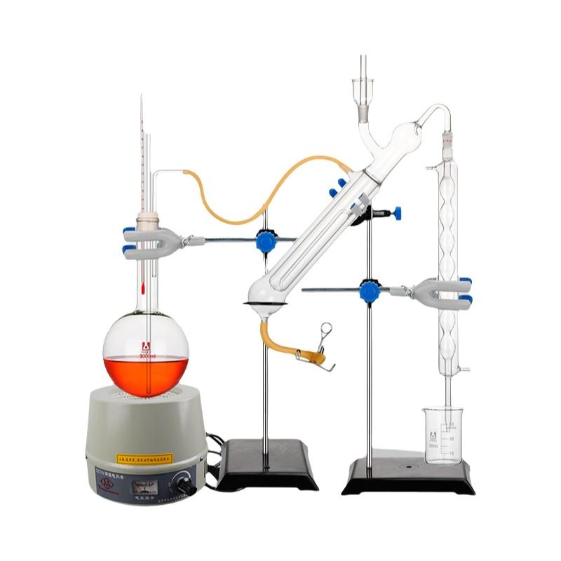 Pro Nitrogen Distillation Glassware Set 1000ml-3000ml Lab Equipment Supply